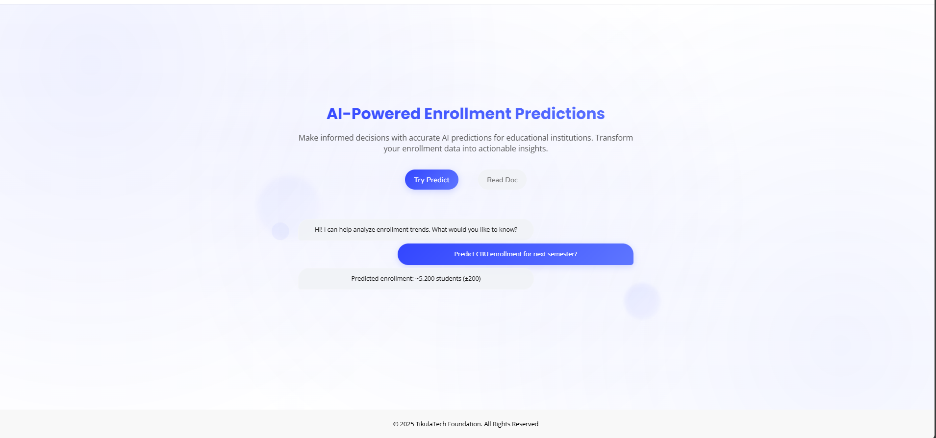 EnrollPredict Project